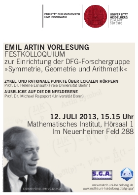 Emil Artin Vorlesung 2